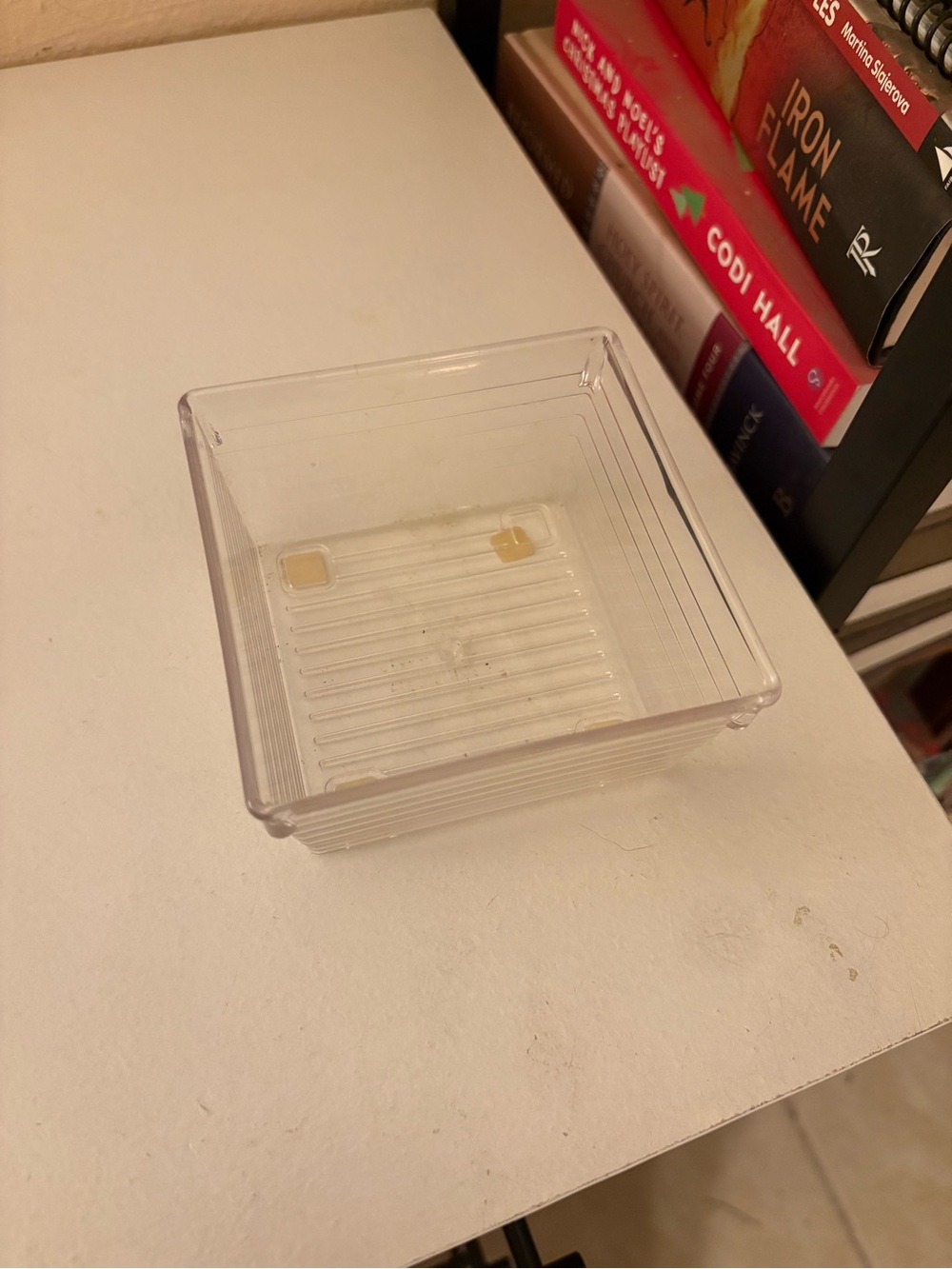 Clear Plastic Bathroom Accessory Tray - Transparent